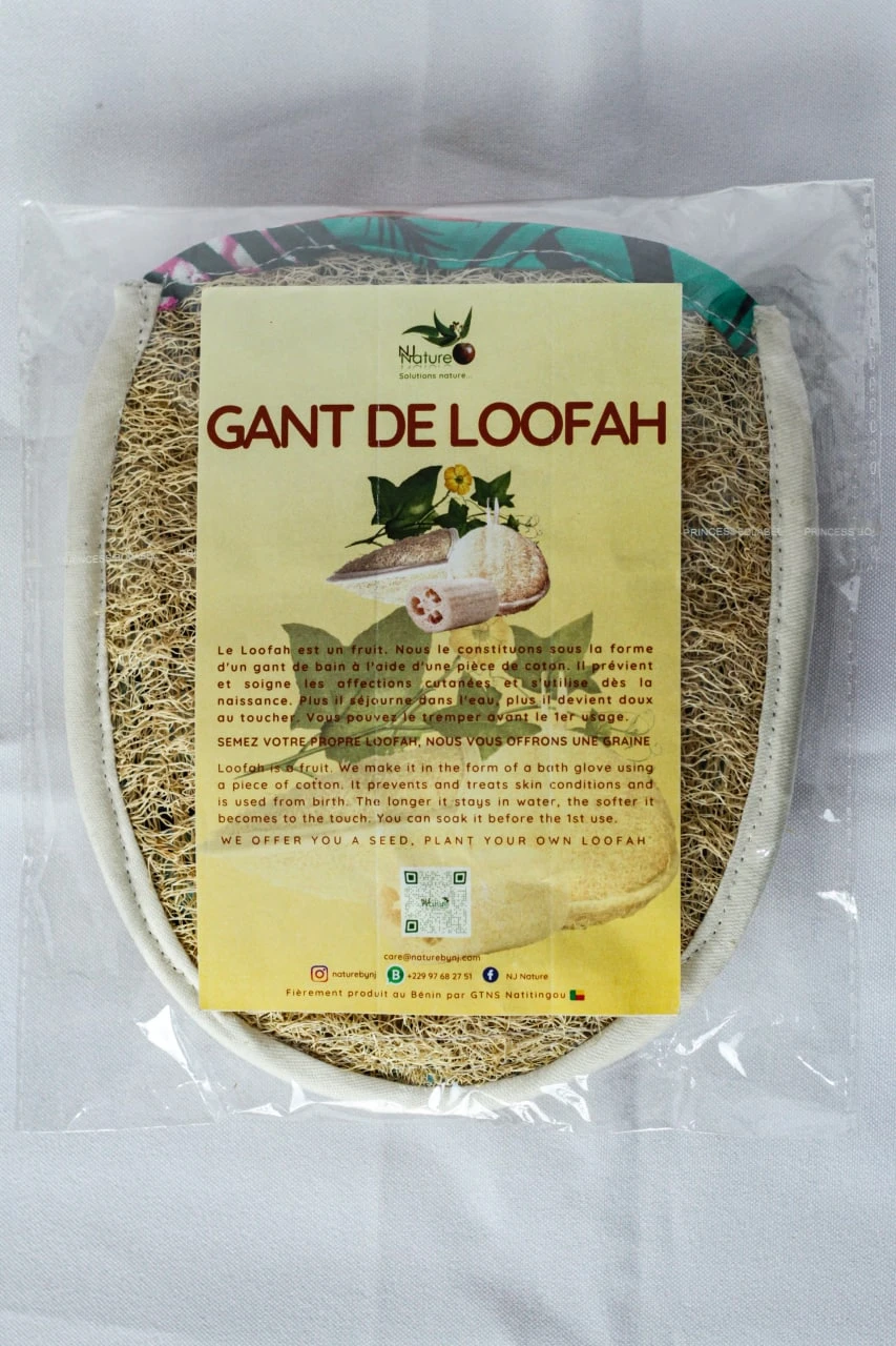 Gant de loofah