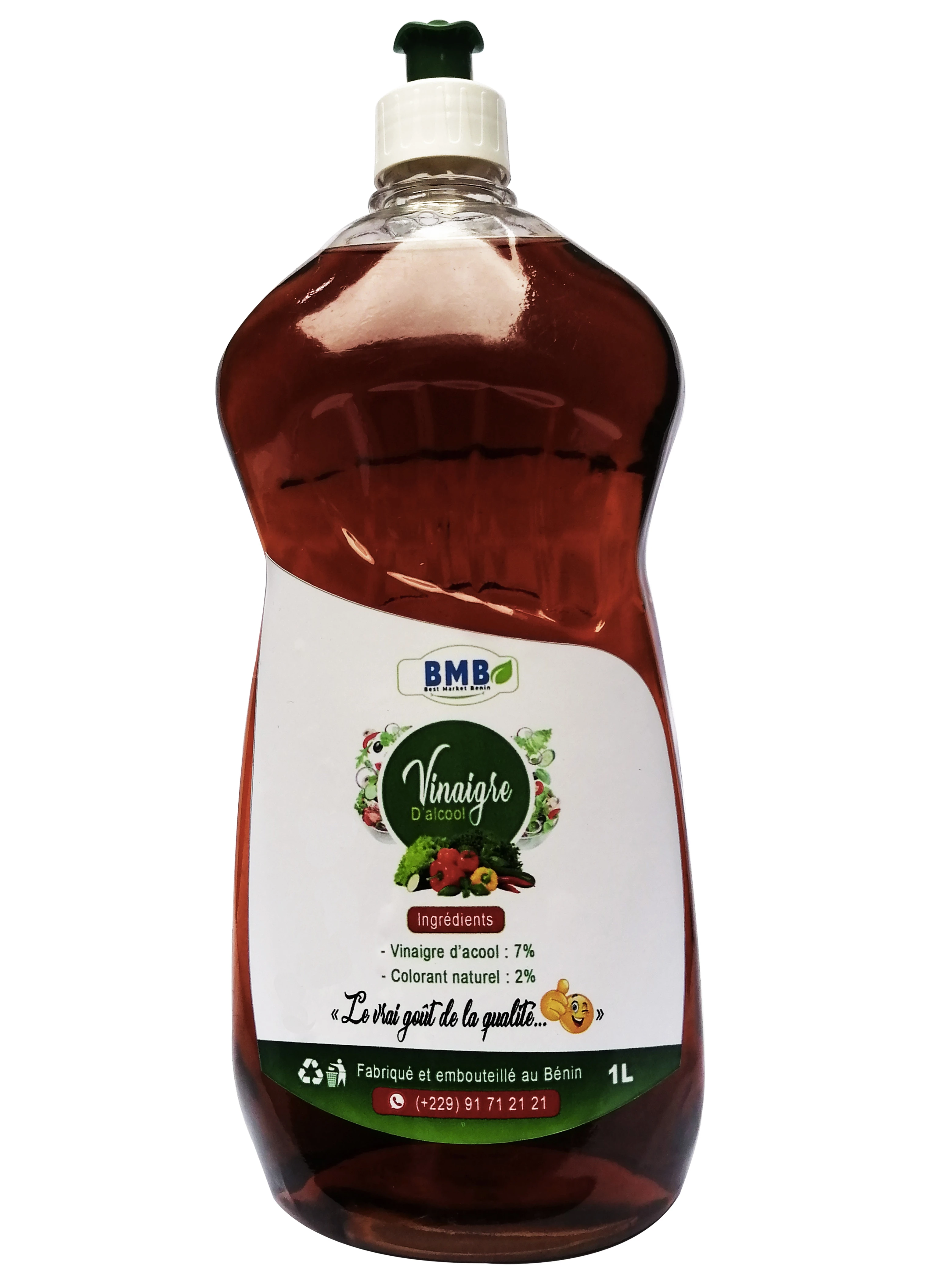 Vinaigre d'alcool - 1L