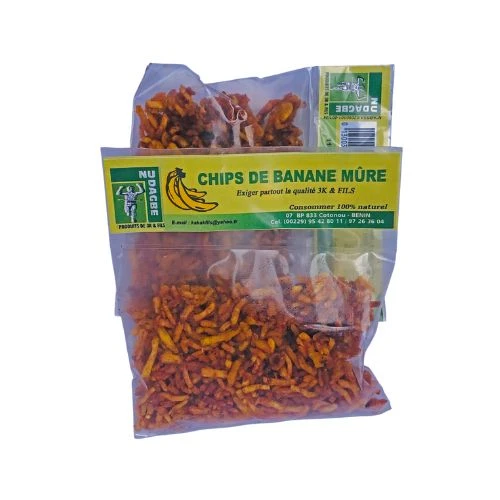 CHIPS BANANE MURE- AHAYOUE EN SACHET NOUDAGBE